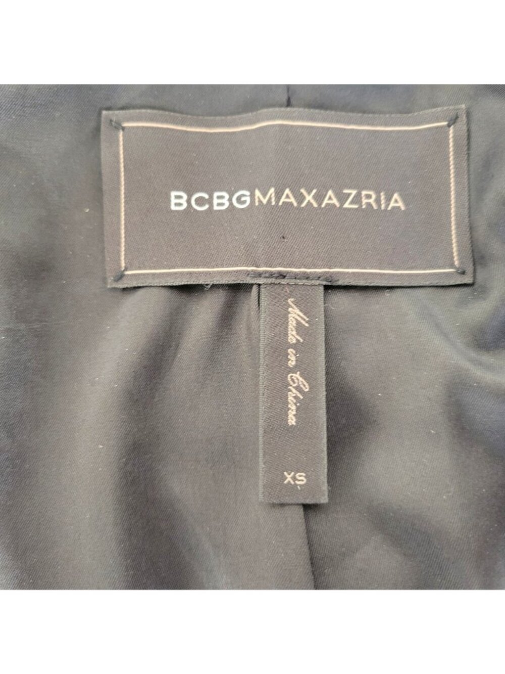 BCBG Max Azria Black Embroidered Bowie Blazer Jacket With Asian Floral & Scenic - Picture 3 of 5